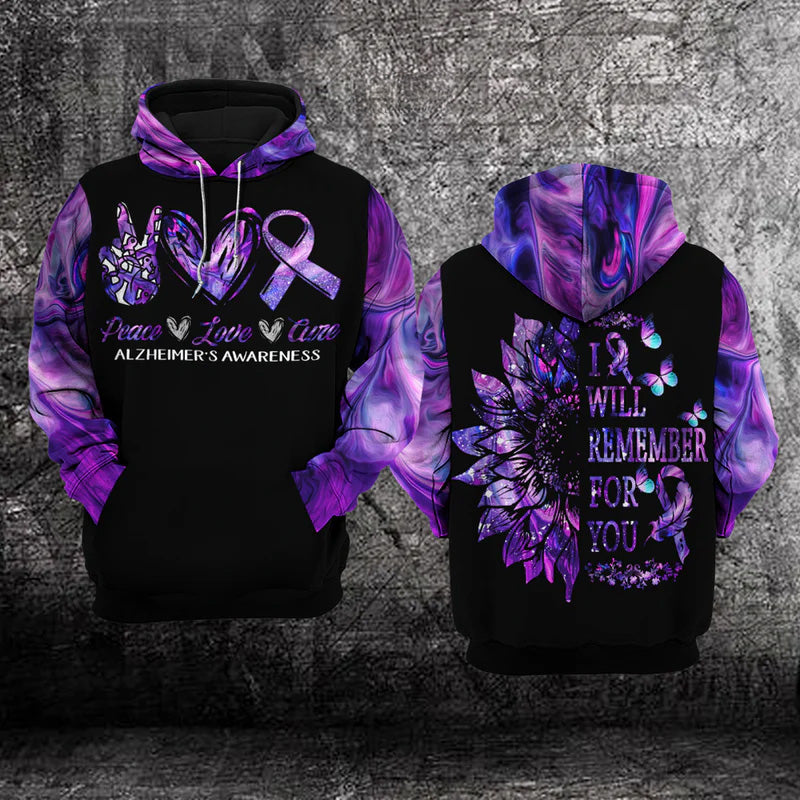 Awareness Hope Hoodie For Support Events Everyday Outfits And Positive Expression