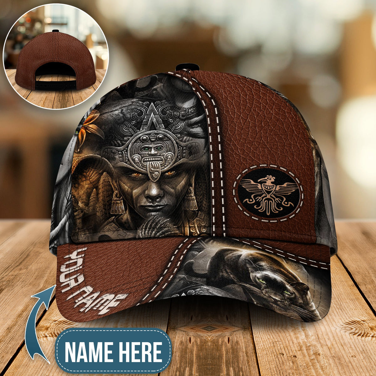 Aztec Vintage Personalized Classic Cap For Nature Lovers Travel And Casual Daily Styling