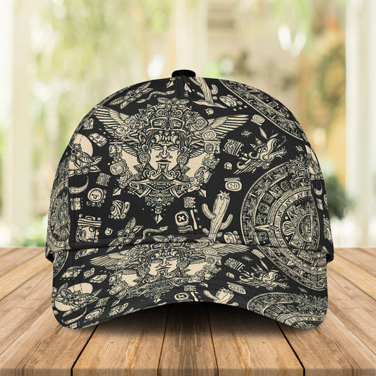 Aztec Maya Vintage Classic Cap For Comfortable Daily Wear Travel And Weekend Outings