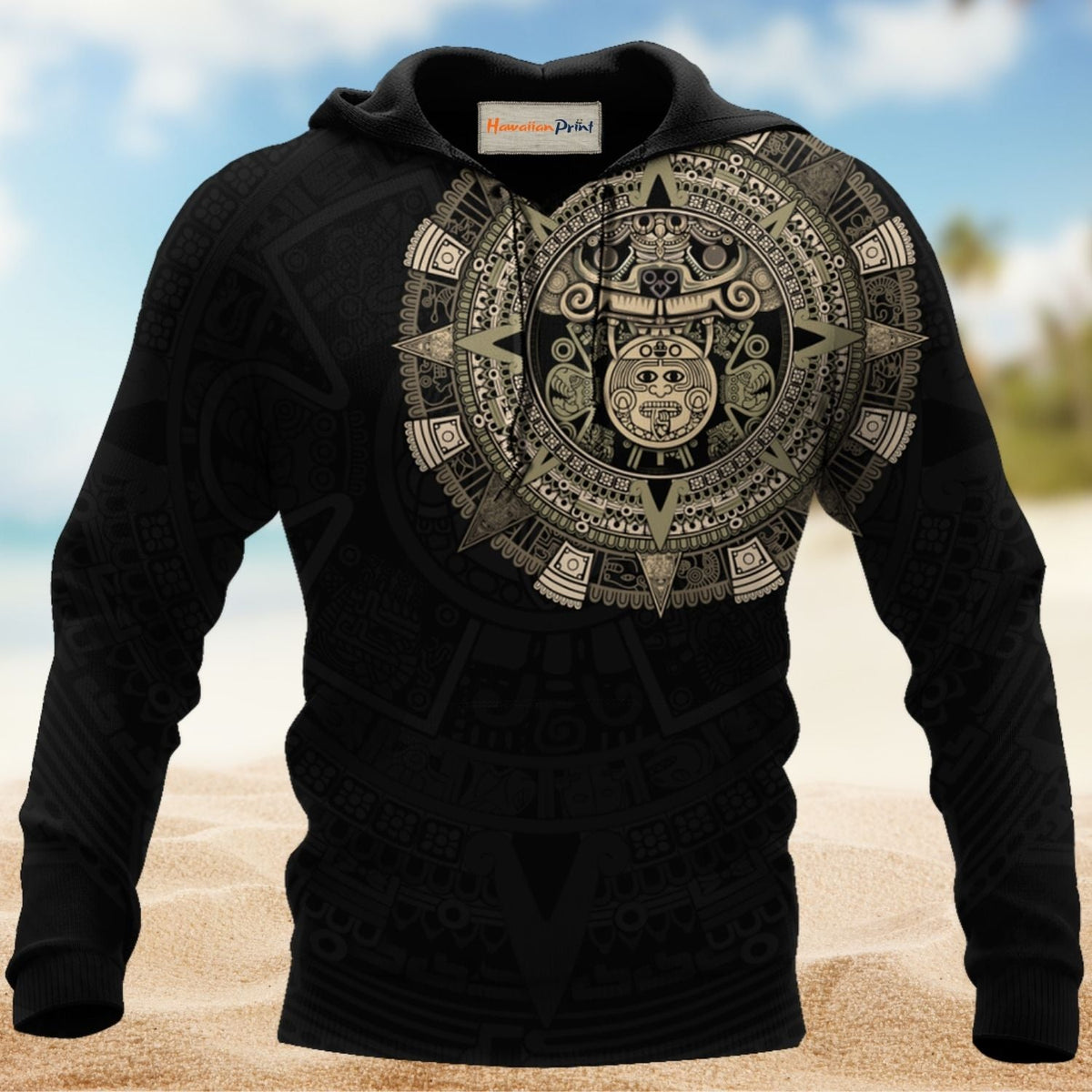 Beautiful Aztec Hoodie For Heritage Inspired Streetwear Travel And Everyday Style