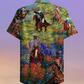 Cowboy Floral Romance Western Hawaiian Shirt For Beachside Event, Resort Holiday, And Daily Summer Wear