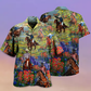 Cowboy Floral Romance Western Hawaiian Shirt For Tropical Retreat And Resort Wear