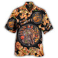 BBQ Grill Hawaiian Shirt For Summer Vacation, Beach Travel, And Casual Wear