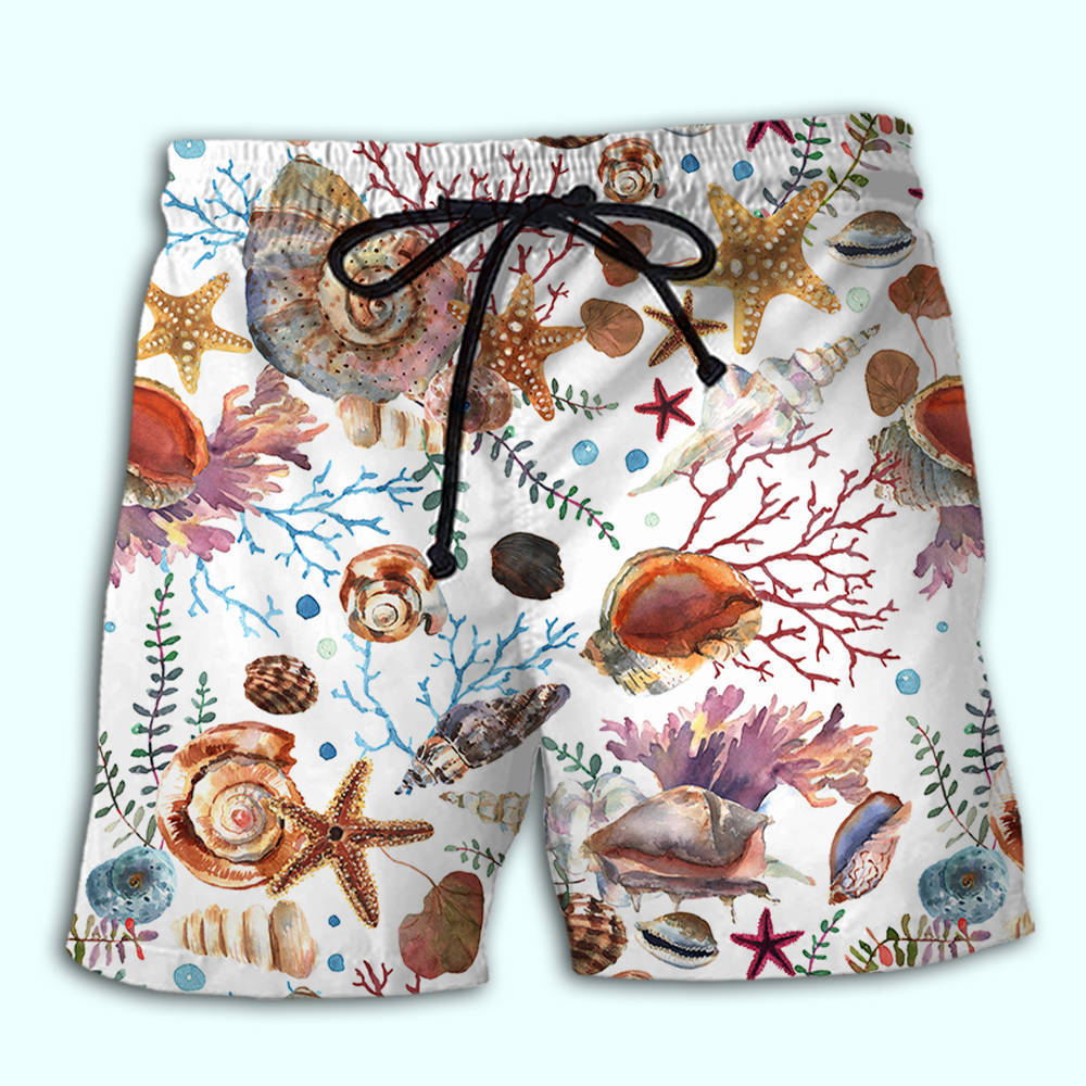 Colorful Snail Artistic Beach Shorts For Warm Weather Travel And Everyday Comfort