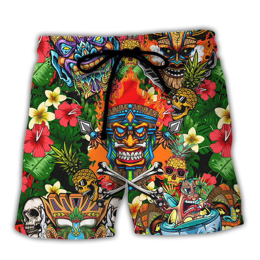 Skull Beach Shorts For Island Getaways And Thoughtful Gift Giving