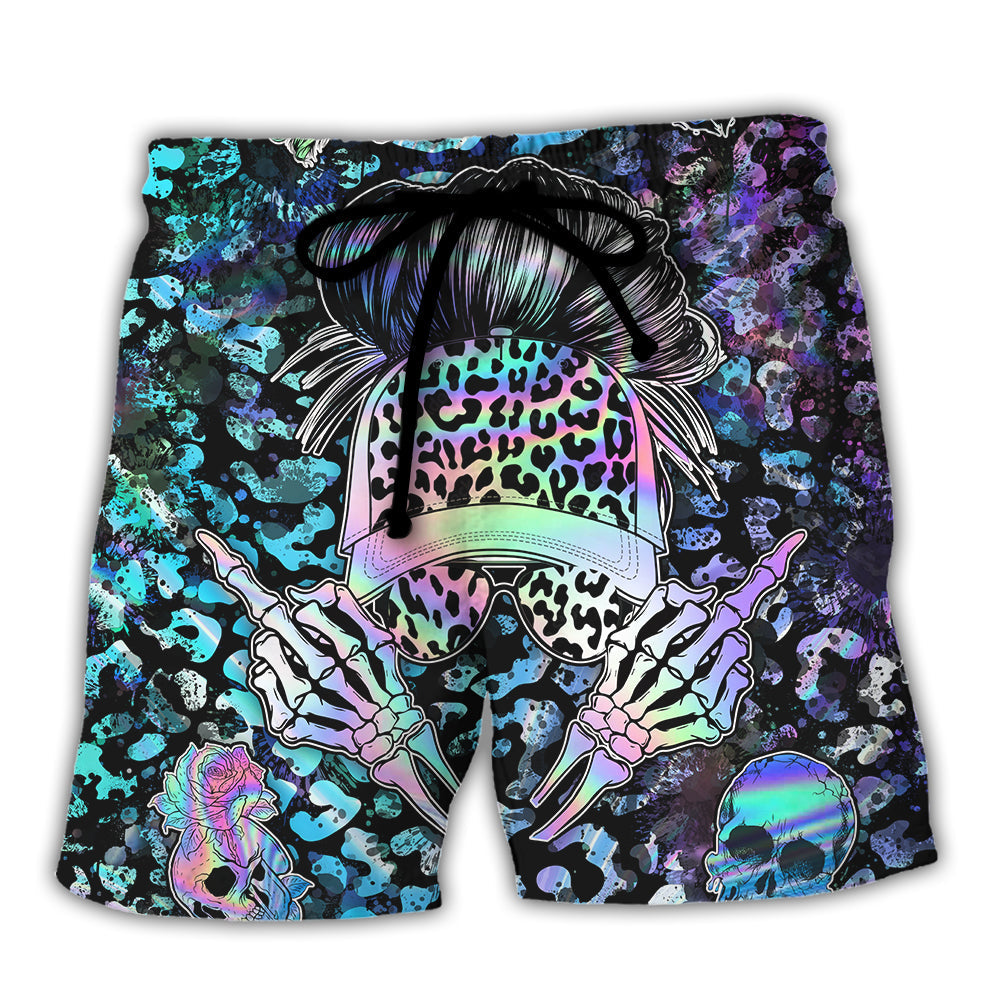 Skull Beach Shorts For Holiday Cruises And Relaxed Casual Wear