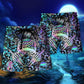 Skull Beach Shorts Pattern Detail For Summer Travel And Relaxed Casual Wear
