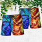 Phoenix Symbol Of Rebirth Fantasy Beach Shorts Print Detail For Beach Activities And Vacation Wear