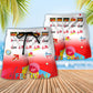 Music Live Music Festival Rock Beach Shorts Pattern Detail For Casual Outings And Weekend Casual Style