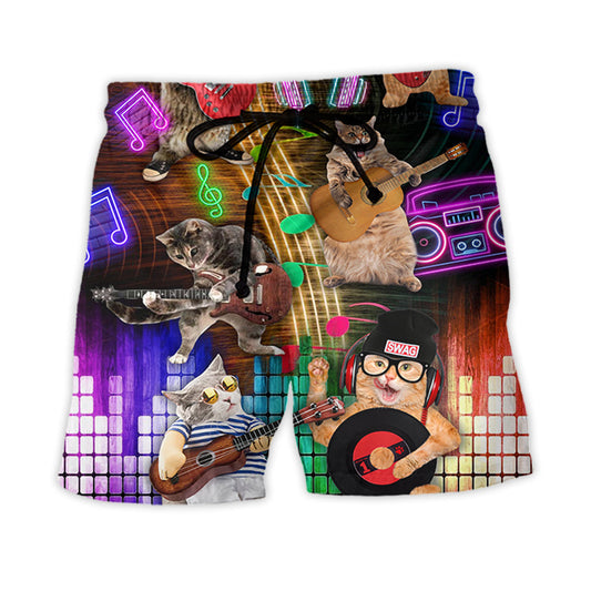 Cat Beach Shorts For Resort Getaways And Versatile Outdoor Wear
