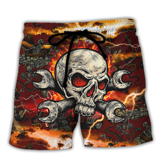 Skull Beach Shorts For Warm Weather Outings And Thoughtful Gift Giving