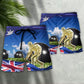 Lawn Bowling Australia Flag Wind Style Beach Shorts For Weekend Recreation And Style