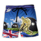 Lawn Care Bowling Flag Wind Beach Shorts For Weekend Travel And Thoughtful Gift Giving