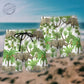 Tropical Leaf Summer Rhino Beach Shorts Pattern Detail For Seaside Leisure And Laid Back Styling