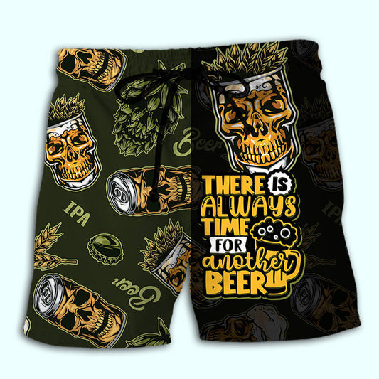 Beer Lover Funny Quote Beach Shorts Artwork View For Seaside Trips And Casual Style