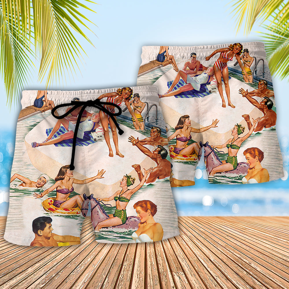 Sunbathing Beach Shorts For Holiday Cruises And Travel Ready Comfort