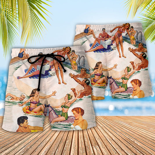 Sunbathing Beach Shorts For Holiday Cruises And Travel Ready Comfort