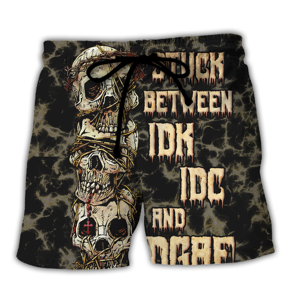 Skull Beach Shorts For Oceanfront Escapes And Weekend Casual Style