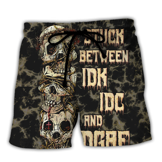 Skull Beach Shorts For Oceanfront Escapes And Weekend Casual Style