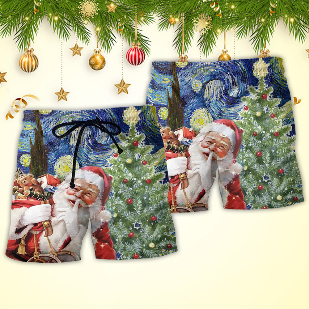 Christmas Secret Gift Surprise Beach Shorts For Coastal Adventures And Relaxed Summer Wear