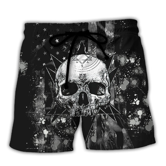 Skull Beach Shorts For Summer Vacations And Thoughtful Gift Giving