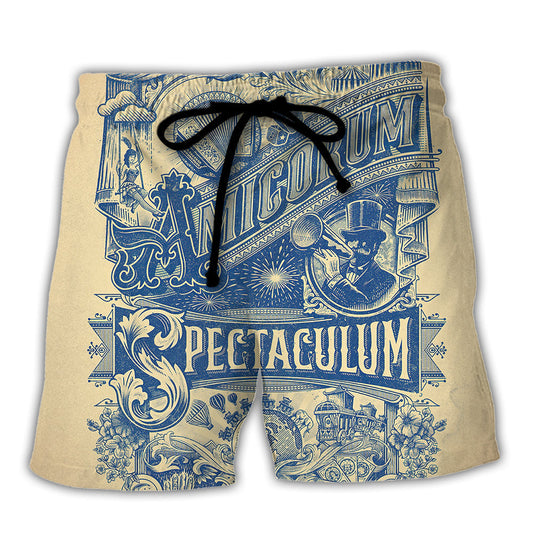 Music Event Vintage Festival Style Beach Shorts For Summer Festivals And Travel