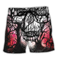Skull Beach Shorts For Poolside Relaxation And Travel Ready Comfort