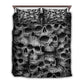 Skull Fearless Bedding Cover For Gothic Bedroom Decor