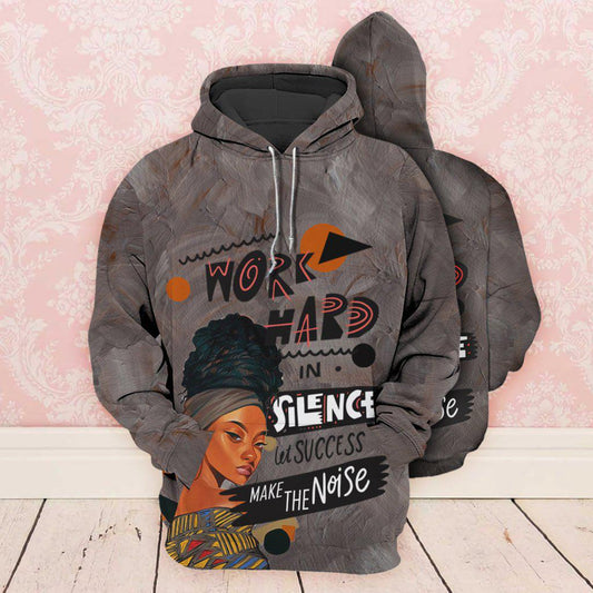 Black Girl Make Noise Hoodie For Travel Days Outdoor Events And Thoughtful Gifts