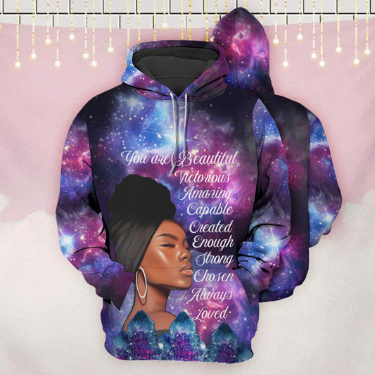 Black Beautiful Girl Hoodie For Casual Outfits Outdoor Trips And Comfortable Layering