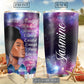 Black Woman You Are Beautiful Personalized 20 Oz Tumbler For Coffee Travel And Daily Drinks