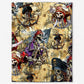 Skull Pirate Hunting Flannel Blanket For Cozy Bedroom Sofa Decor
