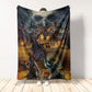 Skull Hunting Treasure Journey Flannel Blanket For Cozy Bedroom Sofa Decor