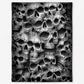 Skull No Fear No Pain Flannel Blanket For Cozy Bedroom Sofa Decor