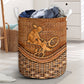 BMX Bike Rattan Texture Laundry Basket For Room Home Organizer