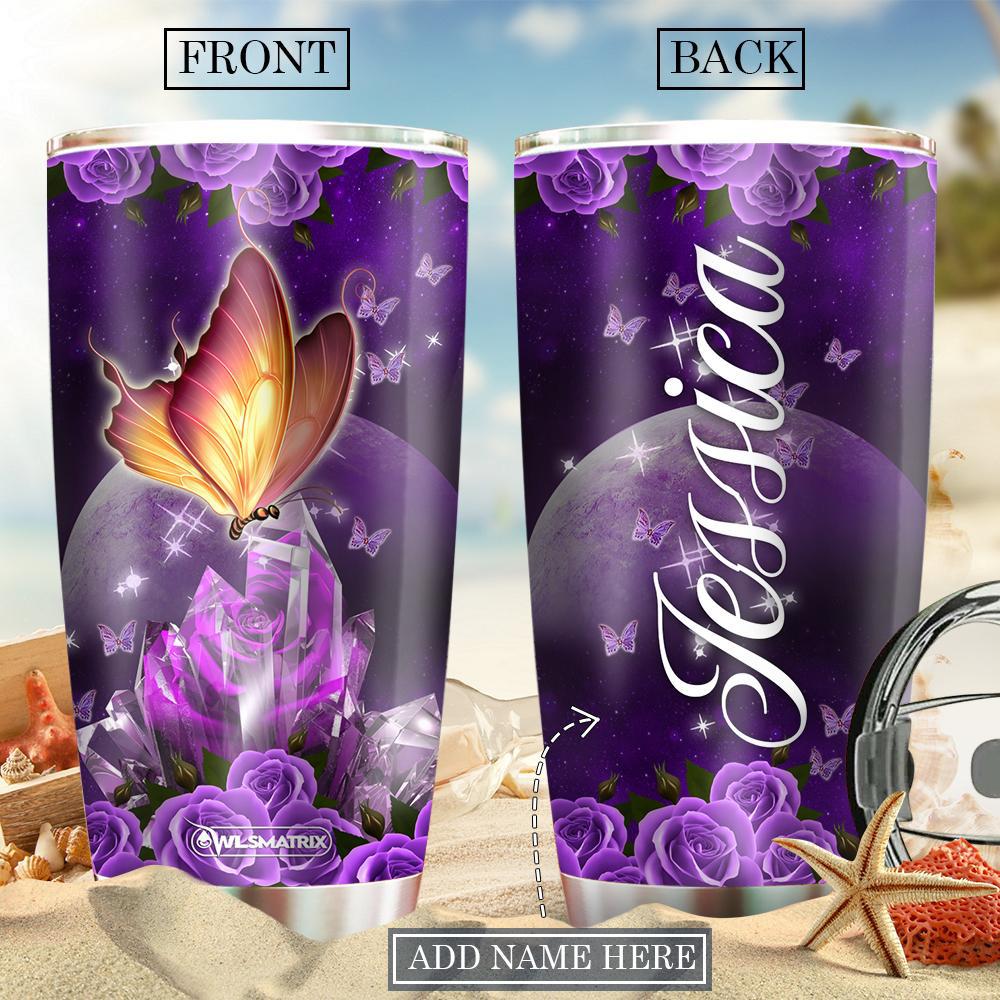 Butterfly Beautiful In Sky Personalized 20 Oz Tumbler For Coffee Travel And Daily Drinks