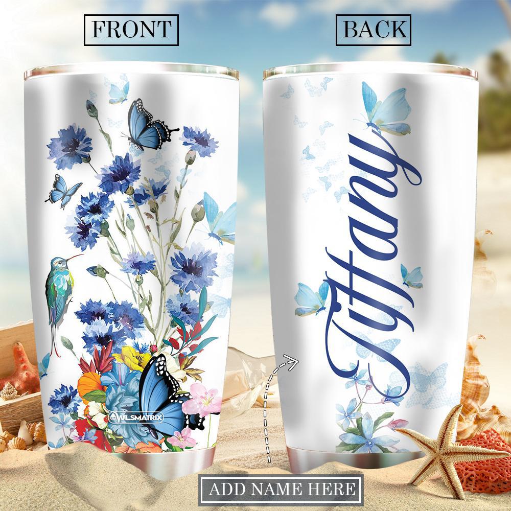 Butterfly Beautiful In Sky Personalized 20 Oz Tumbler For Coffee Travel And Daily Drinks