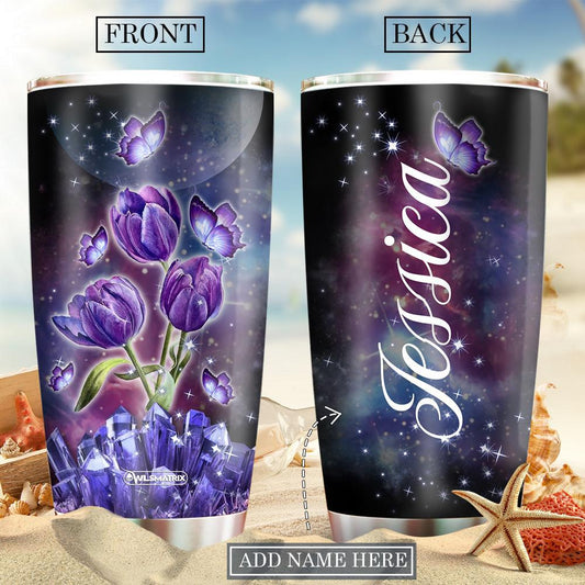 Butterfly Beautiful In Sky Personalized 20 Oz Tumbler For Coffee Travel And Daily Drinks