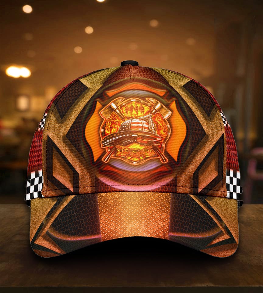 Back The Red Firefighter Classic Cap For Seasonal Outings Outdoor Adventures And Daily Wear