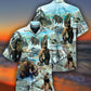 Mammoth Animals Back Alive Hawaiian Shirt Pattern Detail For Vacation Travel And Daily Wear