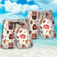 Baking Bread Love Life Beach Shorts For Beach Trips And Relaxed Vacation Styling