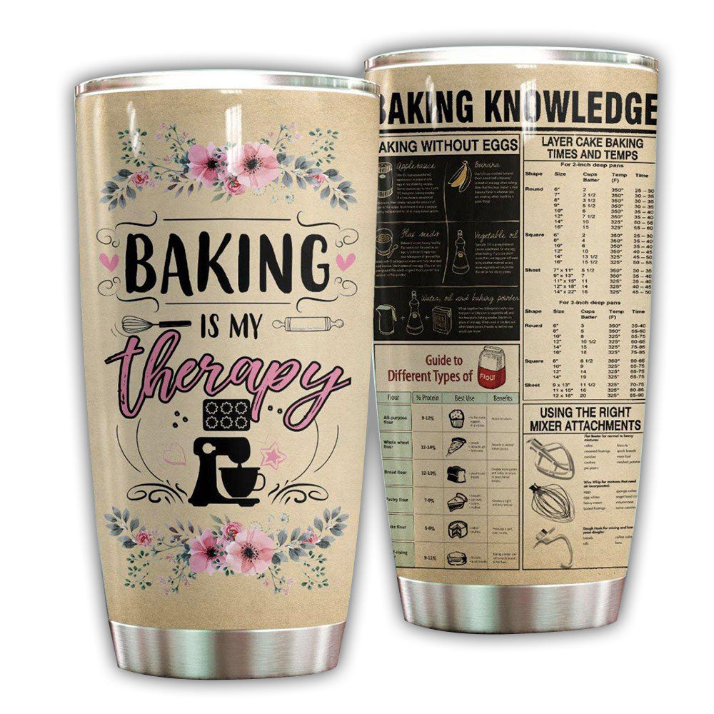Baking Lover 20 Oz Tumbler For Coffee Travel And Daily Drinks