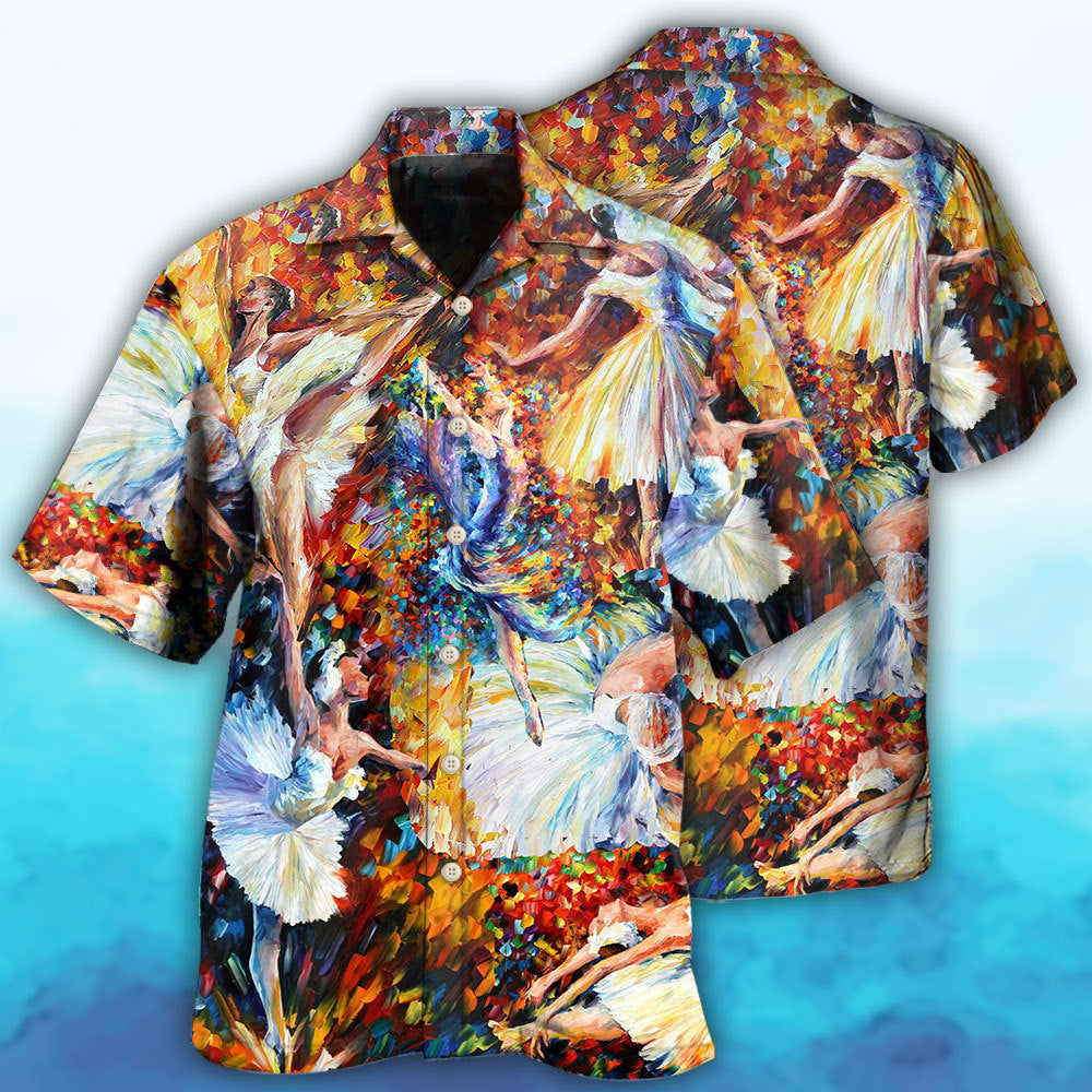 Creative Elegant Ballet Dance Hawaiian Shirt For Beach Days, Summer Outings, And Thoughtful Gift Giving