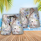 Ballet Dance Floral Elegance Beach Shorts Design View For Summer Events And Coastal Getaways