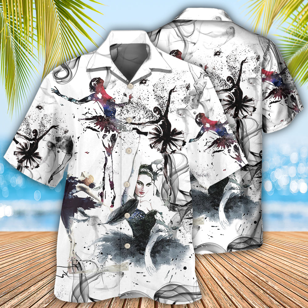 Colorful Ballet Dance Hawaiian Shirt With All Over Print For Resort Getaways Summer Adventures And Casual Gifting