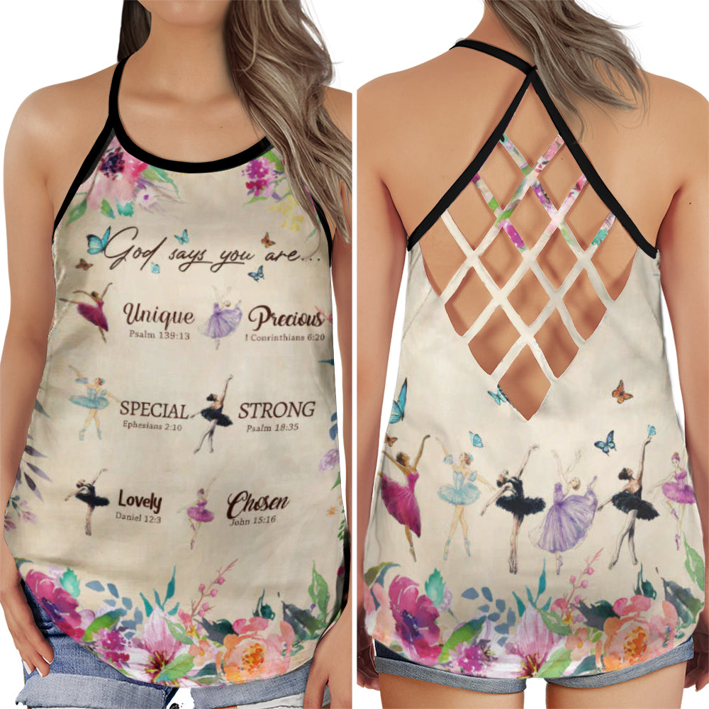Ballet Is My Soul Faith Hollow Tank Top For Studio Practice And Festival Wear
