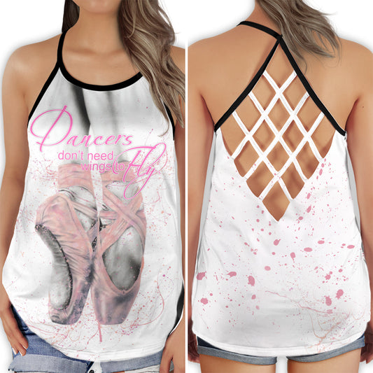 Ballet Is My Soul Dance Lover Hollow Tank Top For Studio Practice And Festival Wear