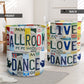 Ballroom Dance Live Love License Plate Laundry Basket For Bathroom Bedroom Storage