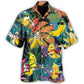 Funny Banana Fruit Pattern Hawaiian Shirt For Island Vacations, Resort Wear, And Relaxed Seasonal Style