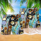 Banjo Cheerful Music Vintage Beach Shorts Pattern Detail For Summer Adventures And Laid Back Daily Wear